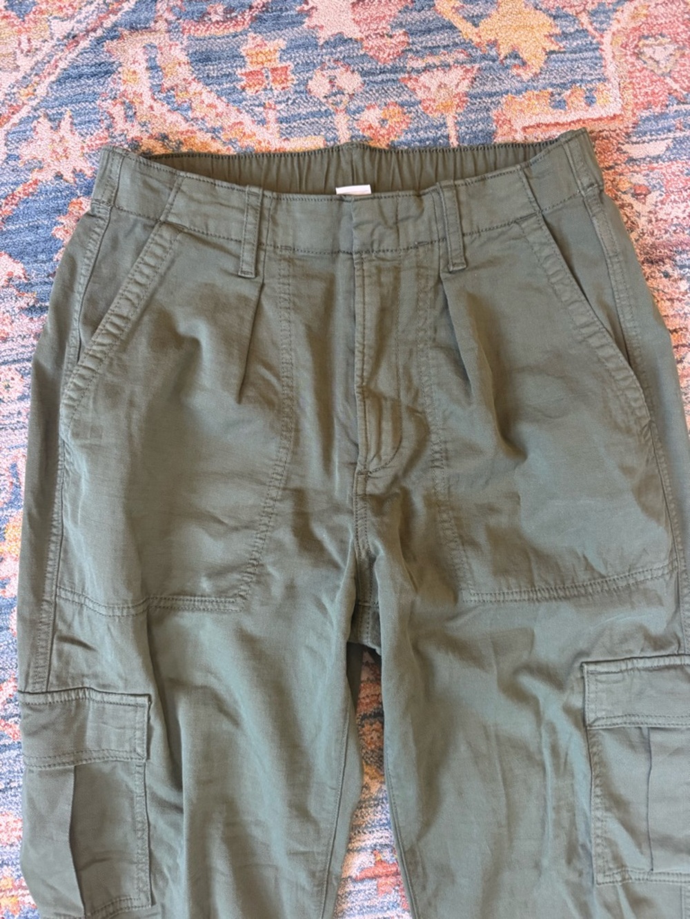 Gap Green Lightweight Joggers Size 6 - Picture 3 of 6